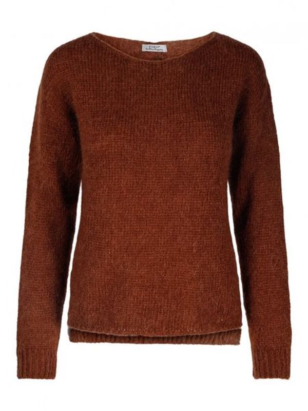 Mohair genser rust