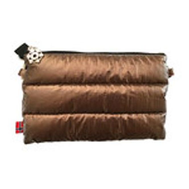 Hovedbilde Dunveske clutch brun bronse metallic